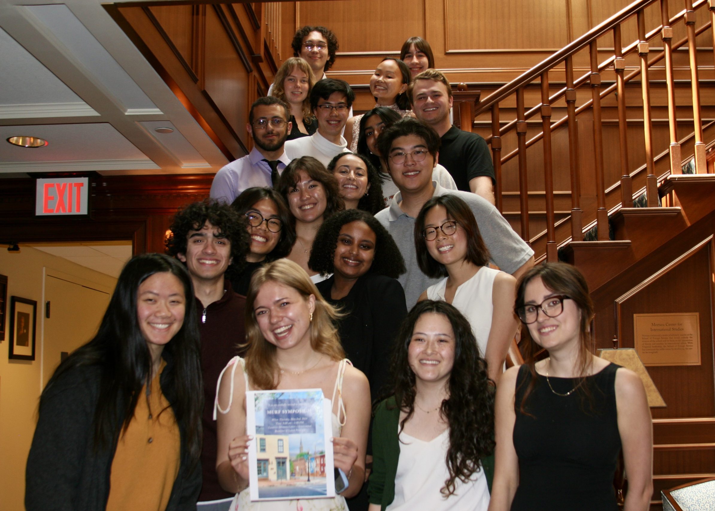 Group picture of the Undergraduate Research Fellows in May 2024