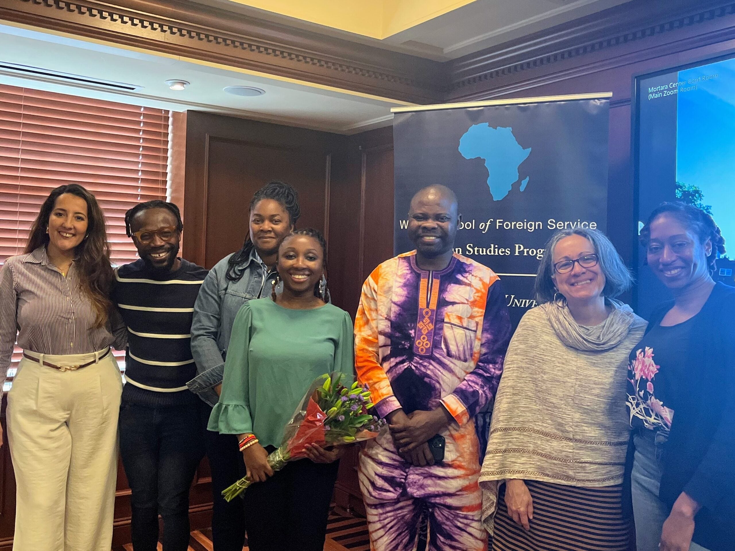 Professor Somotan with some of the participants of the workshop